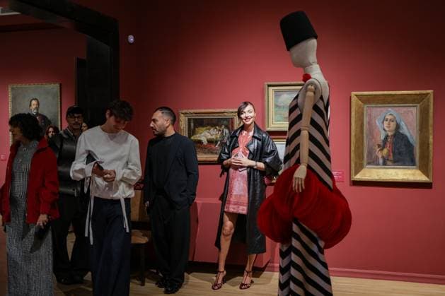 ARMENIA, YEREVAN - OCTOBER 23, 2025: Guests attend a ceremony to open Yerevan Fashion Week 2025 at the National Gallery of Armenia, the 3rd edition starting with an exhibition on art and fashion Yerevan Armenia  - ZUMAt113 20251023_zaa_t113_342 Copyright: xAlexanderxPatrinx