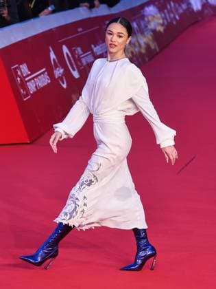 : Rome Cinema Fest 2025 day 9 - Red carpet for the film Io sono Rosa Ricci. Pictured: Maria Esposito.  - ZUMAp169 20251023_zea_p169_922 Copyright: xMarcoxProvvisionatox