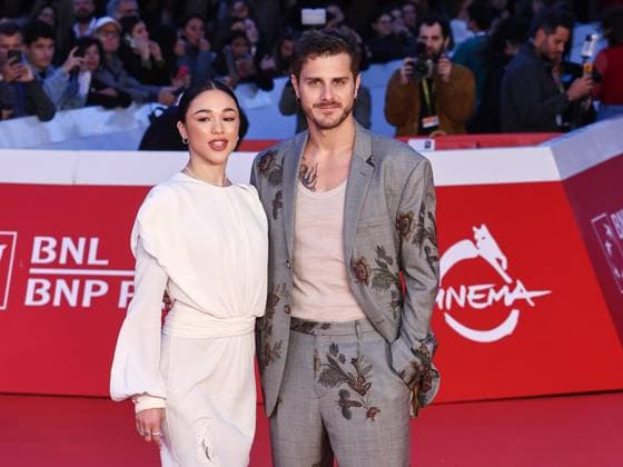 Rome Cinema Fest 2025 day 9 - Red carpet for the film Io sono Rosa Ricci. Pictured: Maria Esposito and Andrea Arcangeli.  Copyright: xMarcoxProvvisionatox xipa-agency.netx xDxAvanzo Landi Provvisionatox IPA_Agency_IPA66981577