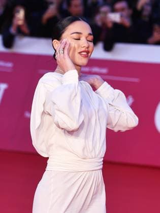: Rome Cinema Fest 2025 day 9 - Red carpet for the film Io sono Rosa Ricci. Pictured: Maria Esposito.  - ZUMAp169 20251023_zea_p169_1063 Copyright: xMarcoxProvvisionatox