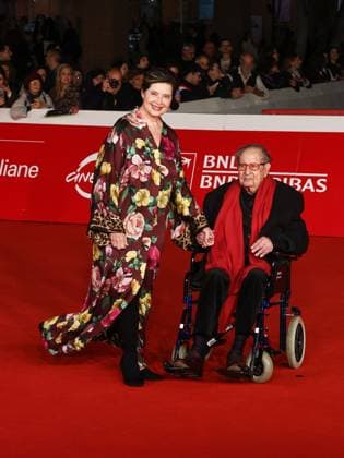 : Roma Cinema Fest 2025 evening 9 - Red carpet of the film ROBERTO ROSSELLINI MORE THAN A LIFE In the photo Isabella Rossellini Tinto Brass  - ZUMAp169 20251023_zea_p169_1094 Copyright: xMarcoxProvvisionatox