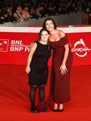 : Roma Cinema Fest 2025 evening 9 - Red carpet of the film ROBERTO ROSSELLINI MORE THAN A LIFE In the photo Claudia Conte guest  - ZUMAp169 20251023_zea_p169_1107 Copyright: xMarcoxProvvisionatox