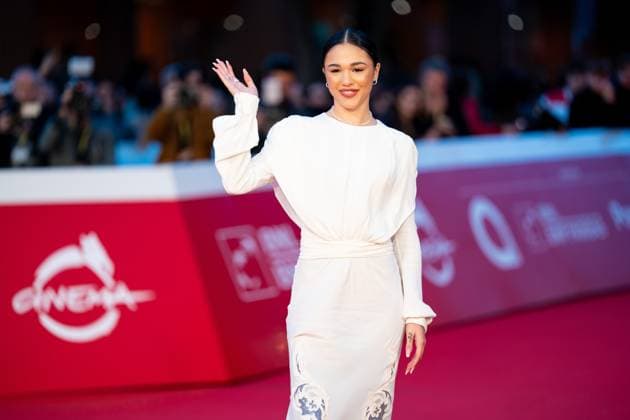 Io Sono Rosa Ricci - Red Carpet - The 20th Rome Film Festival Maria Esposito attends the Io Sono Rosa Ricci red carpet during the 20th Rome Film Festival at Auditorium Parco Della Musica in Rome, Italy, on October 23, 2025. Rome Italy  Copyright: xLucaxCarlinox originalFilename: carlino-notitle251023_nphcf.jpg