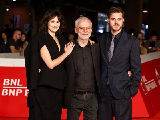 : Roma Cinema Fest 2025 evening 9 - Red carpet for the film Before Us. Pictured are Linda Caridi, Daniele Luchetti and Andrea Arcangeli.  - ZUMAp169 20251023_zea_p169_1383 Copyright: xMarcoxProvvisionatox