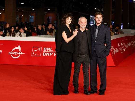 : Roma Cinema Fest 2025 evening 9 - Red carpet for the film Before Us. Pictured are Linda Caridi, Daniele Luchetti and Andrea Arcangeli.  - ZUMAp169 20251023_zea_p169_1381 Copyright: xMarcoxProvvisionatox