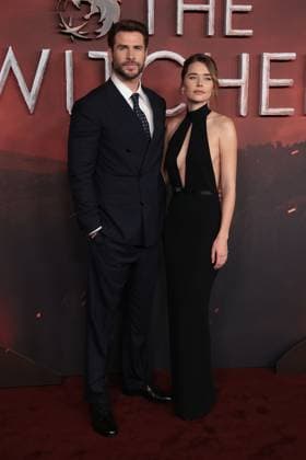 The Witcher season 4 global premiere, Curzon Mayfair cinema,London, UK on 23rd October 2025 Liam Hemsworth and Gabriella Brooks at The Witcher season 4 global premiere, Curzon Mayfair cinema,London, UK on 23rd October 2025, Credit:James Shaw Avalon UNITED KINGDOM, LONDON, London  Copyright: xJamesxShawx xAvalonx 1047692986
