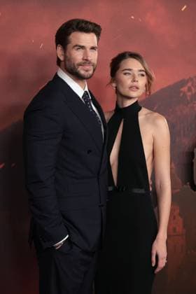 The Witcher season 4 global premiere, Curzon Mayfair cinema,London, UK on 23rd October 2025 Liam Hemsworth and Gabriella Brooks at The Witcher season 4 global premiere, Curzon Mayfair cinema,London, UK on 23rd October 2025, Credit:James Shaw Avalon UNITED KINGDOM, LONDON, London  Copyright: xJamesxShawx xAvalonx 1047693074