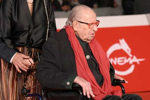 20th Rome Film Festival, red carpet for the film Roberto Rossellini, More Than a Lifetime Rome Film Fest, 20th edition, red carpet for the film Roberto Rossellini, More Than a Life. In the photo Tinto Brass. . Rome, Italy 23 October 2025, Credit:Maria Laura Antonelli Avalon Italy, Rome  Copyright: xMariaxLauraxAntonellix xAvalonx 1047683509