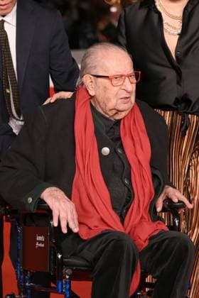 20th Rome Film Festival, red carpet for the film Roberto Rossellini, More Than a Lifetime Rome Film Fest, 20th edition, red carpet for the film Roberto Rossellini, More Than a Life. In the photo Tinto Brass. . Rome, Italy 23 October 2025, Credit:Maria Laura Antonelli Avalon Italy, Rome  Copyright: xMariaxLauraxAntonellix xAvalonx 1047683617