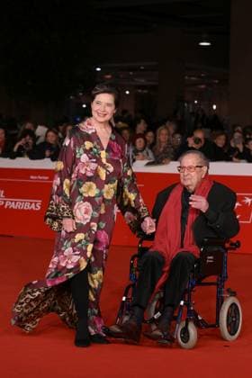 20th Rome Film Festival, red carpet for the film Roberto Rossellini, More Than a Lifetime Rome Film Fest, 20th edition, red carpet for the film Roberto Rossellini, More Than a Life. In the photo Isabella Rossellini e Tinto Brass. . Rome, Italy 23 October 2025, Credit:Maria Laura Antonelli Avalon Italy, Rome  Copyright: xMariaxLauraxAntonellix xAvalonx 1047683728
