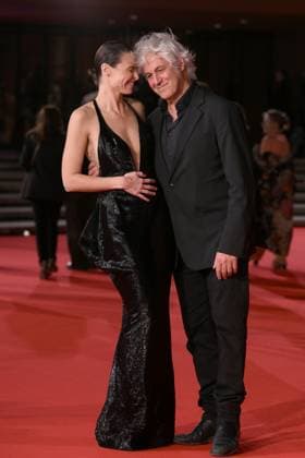 20th Rome Film Festival, red carpet for the film Roberto Rossellini, More Than a Lifetime Rome Film Fest, 20th edition, red carpet for the film Roberto Rossellini, More Than a Life. In the photo Kasia Smutniak e suo marito Domenico Procacci . Rome, Italy 23 October 2025, Credit:Maria Laura Antonelli Avalon Italy, Rome  Copyright: xMariaxLauraxAntonellix xAvalonx 1047683798