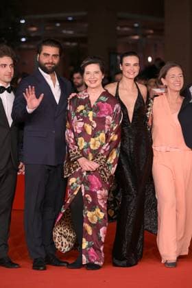 20th Rome Film Festival, red carpet for the film Roberto Rossellini, More Than a Lifetime Rome Film Fest, 20th edition, red carpet for the film Roberto Rossellini, More Than a Life. In the photo Isabella Rossellini. Kasia Smutniak , Pierluigi Gigante . Rome, Italy 23 October 2025, Credit:Maria Laura Antonelli Avalon Italy, Rome  Copyright: xMariaxLauraxAntonellix xAvalonx 1047683848