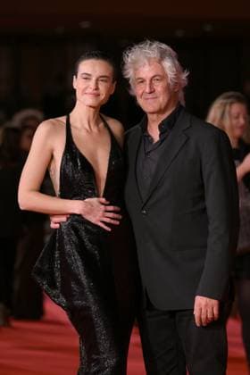 20th Rome Film Festival, red carpet for the film Roberto Rossellini, More Than a Lifetime Rome Film Fest, 20th edition, red carpet for the film Roberto Rossellini, More Than a Life. In the photo Kasia Smutniak e suo marito Domenico Procacci . Rome, Italy 23 October 2025, Credit:Maria Laura Antonelli Avalon Italy, Rome  Copyright: xMariaxLauraxAntonellix xAvalonx 1047683879