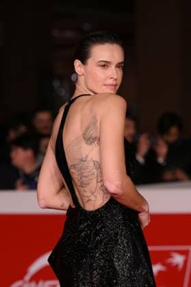20th Rome Film Festival, red carpet for the film Roberto Rossellini, More Than a Lifetime Rome Film Fest, 20th edition, red carpet for the film Roberto Rossellini, More Than a Life. In the photo Kasia Smutniak . Rome, Italy 23 October 2025, Credit:Maria Laura Antonelli Avalon Italy, Rome  Copyright: xMariaxLauraxAntonellix xAvalonx 1047683999