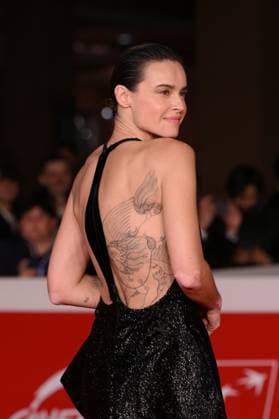 20th Rome Film Festival, red carpet for the film Roberto Rossellini, More Than a Lifetime Rome Film Fest, 20th edition, red carpet for the film Roberto Rossellini, More Than a Life. In the photo Kasia Smutniak . Rome, Italy 23 October 2025, Credit:Maria Laura Antonelli Avalon Italy, Rome  Copyright: xMariaxLauraxAntonellix xAvalonx 1047684005