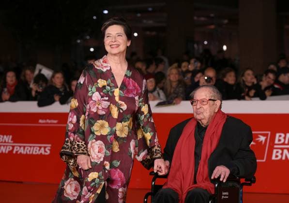 20th Rome Film Festival, red carpet for the film Roberto Rossellini, More Than a Lifetime Rome Film Fest, 20th edition, red carpet for the film Roberto Rossellini, More Than a Life. In the photo Isabella Rossellini e Tinto Brass. . Rome, Italy 23 October 2025, Credit:Maria Laura Antonelli Avalon Italy, Rome  Copyright: xMariaxLauraxAntonellix xAvalonx 1047684077
