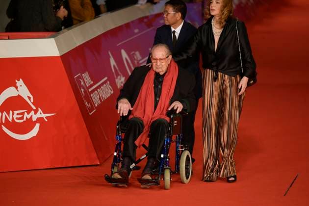 Roberto Rossellini più di una vita red carpet in Rome, Italy - 23 Oct 2025 Tinto Brass attends the red carpet of Roberto Rossellini più di una vita during the Rome Film Fest 2025 at Auditorium Parco della Musica. Rome Italy Copyright: xMarioxCartellix xSOPAxImagesx _DSC0832