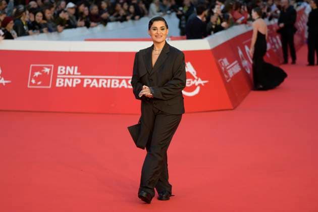 October 23, 2025, Rome, Italy: Silvia Uras attends the Io sono Rosa Ricci red carpet during the Rome Film Fest 2025 at Auditorium Parco della Musica. Rome Italy - ZUMAs197 20251023_aab_s197_053 Copyright: xMarioxCartellix