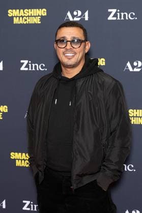 Smashing Machine Paris Film Premiere Brahim Asloum attends Smashing Machine Paris Film Premiere at Pathe BNP Paribas on October 23, 2025 in Paris, France. Photo by Nasser Berzane ABACAPRESS.COM Paris France  Copyright: xBerzanexNasser ABACAx