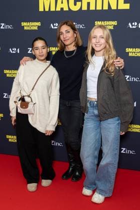 Smashing Machine Paris Film Premiere Audrey Diwan and guests attends Smashing Machine Paris Film Premiere at Pathe BNP Paribas on October 23, 2025 in Paris, France. Photo by Nasser Berzane ABACAPRESS.COM Paris France  Copyright: xBerzanexNasser ABACAx