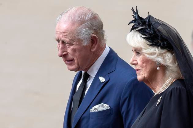 Entertainment Themen der Woche KW43 October 23, 2025, Vatican City, Vatican: Britain s King Charles III and Queen Camilla arrive at San Damaso courtyard at the Vatican where they will meet with Pope Leo XIV..The visit marks a historic moment in relations between the Catholic Church and the Anglican Church. For the first time in 500 years, a pontiff and a head of the Anglican Church pray together. Vatican City Vatican - ZUMAs197 20251023_aaa_s197_253 Copyright: xMariaxGraziaxPicciarellax