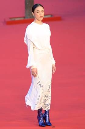 Maria Esposito at the premiere of the feature film Io sono Rosa Ricci at the 20th International Film Festival of Rome Festa del Cinema di Roma 2025 at the Auditorium Parco della Musica Rome, 23 10 2025 Foto:xA.xM.xTinghinox xFuturexImagex rosa_5030
