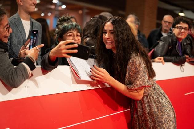 Prima Di Noi - Red Carpet - The 20th Rome Film Festival Romana Maggiora Vergano attends the Prima Di Noi red carpet during the 20th Rome Film Festival at Auditorium Parco Della Musica in Rome, Italy, on October 23, 2025. Rome Italy  Copyright: xLucaxCarlinox originalFilename: carlino-notitle251023_nploC.jpg