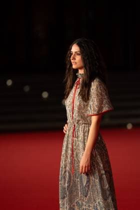 Prima Di Noi - Red Carpet - The 20th Rome Film Festival Romana Maggiora Vergano attends the Prima Di Noi red carpet during the 20th Rome Film Festival at Auditorium Parco Della Musica in Rome, Italy, on October 23, 2025. Rome Italy  Copyright: xLucaxCarlinox originalFilename: carlino-notitle251023_npYcR.jpg