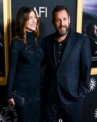 October 23, 2025, Hollywood, California, USA: American actress and former model JACKIE SANDLER and American actor and comedian ADAM SANDLER attend AFI FEST Presented By Red Carpet Premiere of Jay Kelly Hollywood USA - ZUMAb173 20251023_aap_b173_012 Copyright: xBillyxBennightx