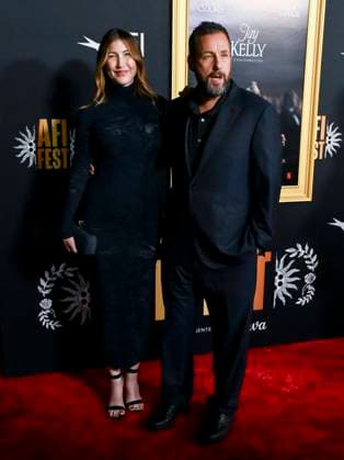 October 23, 2025, Hollywood, California, USA: American actress and former model JACKIE SANDLER and American actor and comedian ADAM SANDLER attend AFI FEST Presented By Red Carpet Premiere of Jay Kelly Hollywood USA - ZUMAb173 20251023_aap_b173_025 Copyright: xBillyxBennightx