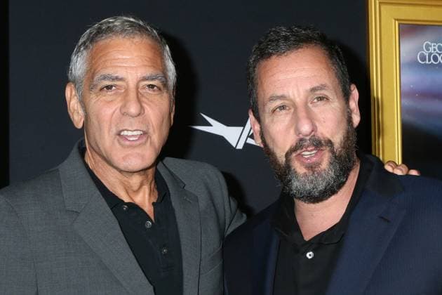 USA - 2025 AFI FEST - Jay Kelly Premiere - Los Angeles LOS ANGELES - OCT 23: George Clooney, Adam Sandler at the 2025 AFI FEST - Jay Kelly Premiere at the TCL Chinese Theater IMAX on October 23, 2025 in Los Angeles, CA Los Angeles CA USA  Copyright: xKathyxHutchinsx xHutchinsxPhotox