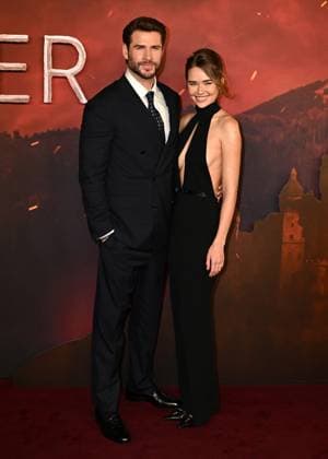 Liam Hemsworth and Gabriella Brooks attends The Witcher Season Four Global Premiere at the Curzon Mayfair in London, England. UK. Thursday 23rd October 2025 Copyright: xJamesxWarrenx THE WITCHER-SEASON 4 GLOBAL PREMIERE 15