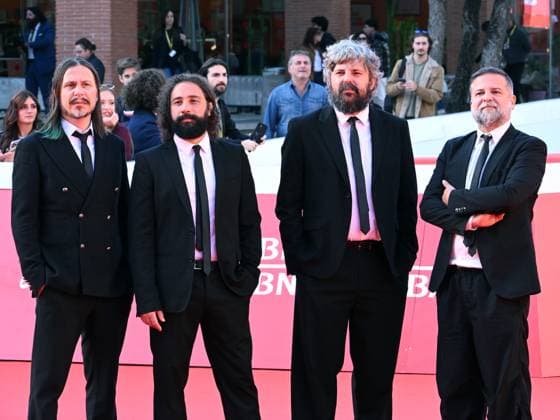 : Rome Cinema Fest 2025, day 10 - red carpet Ellroy vs LA In the photo: Calibro 35: Tommaso Colliva, Massimo Martellotta, Enrico Gabrielli, Roberto Dragonetti  - ZUMAp169 20251024_zea_p169_673 Copyright: xMaurizioxD Avanzox
