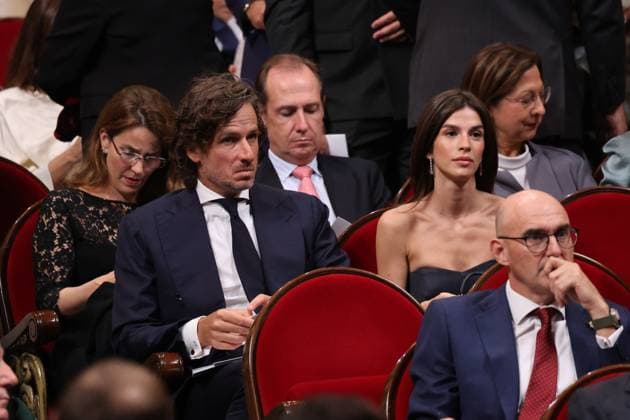 2025 Princess of Asturias Awards Ceremony Feliciano López and Sandra Gago during the 2025 Princess of Asturias Awards Ceremony held at the Campoamor Theater, on October 24, 2025, in Oviedo Spain FAMOUS PRINCESS OF ASTURIAS AWARDS Raúl Oviedo Oviedo Spain  Copyright: xRaulxTerrelx 7053246