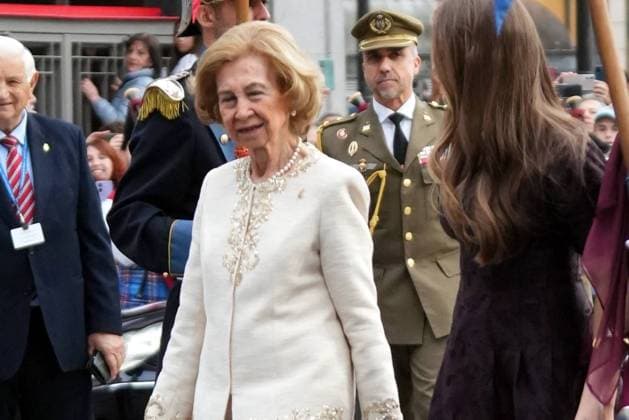 Ifanta Sofia de Borbon and Queen Sofia of Greece during the Princess of Asturias Awards 2025 in Oviedo, on Friday 24 October 2025. Cordon Press 