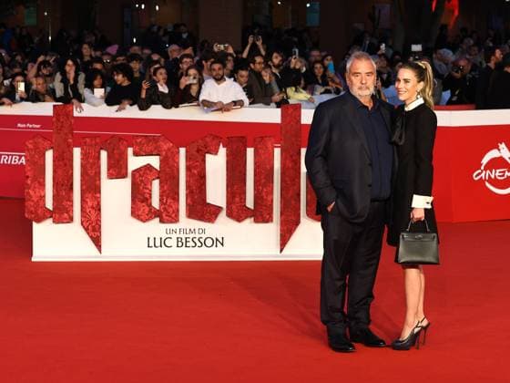 Rome: Rome Cinema Fest 2025, evening 10 - Red Carpet for the film Dracula. Pictured: Luc Besson, Sarah Saldmann Rome  - ZUMAp169 20251024_zea_p169_853 Copyright: xMarcoxProvvisionatox