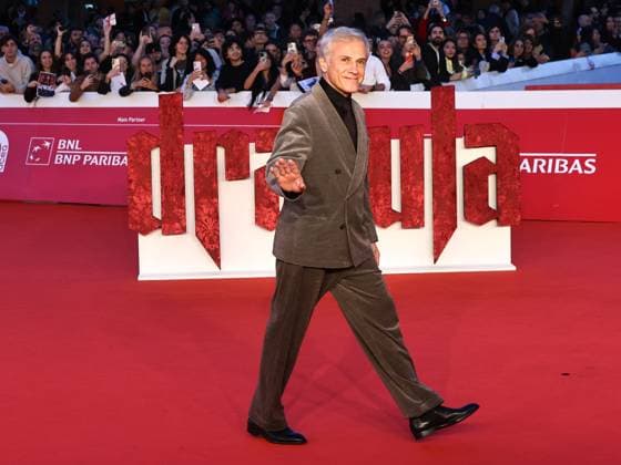 Rome: Rome Cinema Fest 2025, evening 10 - Red Carpet screening of the film Dracula. Pictured: Christoph Waltz Rome  - ZUMAp169 20251024_zea_p169_860 Copyright: xMarcoxProvvisionatox