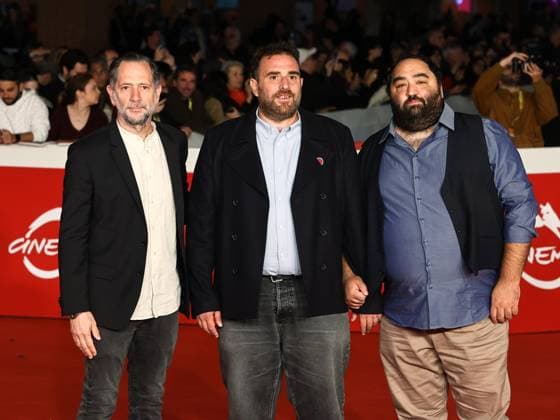 Rome Cinema Fest 2025, evening 10 - Red Carpet Always Free, Anyway Never. Pictured are Lorenzo Lavia, Alessio Maria Federici, and Nicola Nocella.  Copyright: xMarcoxProvvisionatox xipa-agency.netx xDxAvanzo Provvisionatox IPA_Agency_IPA67023206