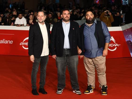 Rome Cinema Fest 2025, evening 10 - Red Carpet Always Free, Anyway Never. Pictured are Lorenzo Lavia, Alessio Maria Federici, and Nicola Nocella.  Copyright: xMarcoxProvvisionatox xipa-agency.netx xDxAvanzo Provvisionatox IPA_Agency_IPA67023199