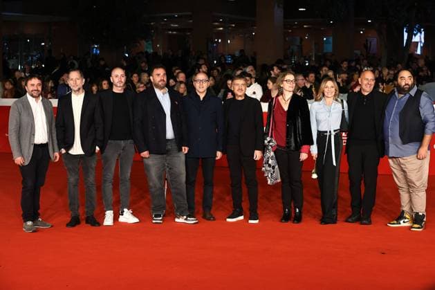 Roma Cinema Fest 2025, evening 10 - Red Carpet Always Free, Anyway Never . In the photo, the group  Copyright: xMarcoxProvvisionatox xipa-agency.netx xDxAvanzo Provvisionatox IPA_Agency_IPA67023233