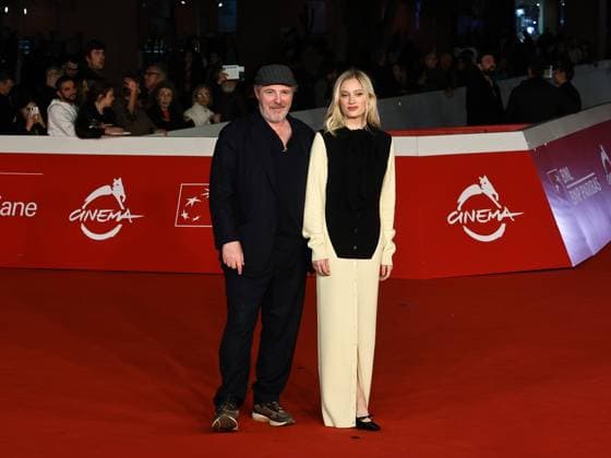 Roma Cinema Fest 2025, evening 10 - Red Carpet Deux Pianos. Pictured: Arnaud Desplechin, Nadia Tereszkiewicz  Copyright: xMarcoxProvvisionatox xipa-agency.netx xDxAvanzo Provvisionatox IPA_Agency_IPA67025801