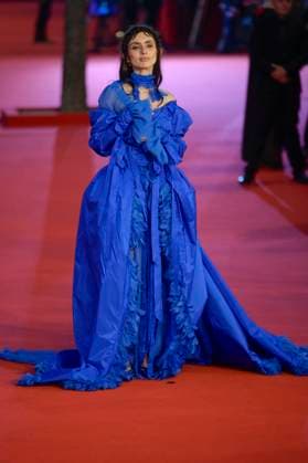 October 24, 2025, Rome, Italy: Zoe Bleu Sidel attends the red carpet of movie Dracula l amore perduto at Auditorium Parco della Musica during Rome Film fest 2025. Rome Italy - ZUMAs197 20251024_aaa_s197_192 Copyright: xMarioxCartellix