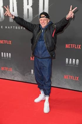 Leonard Kunz at the premiere of the Netflix documentary highlight BABO DIE HAFTBEFEHL STORY at the Astor Film Lounge in Berlin on 24 10 2025