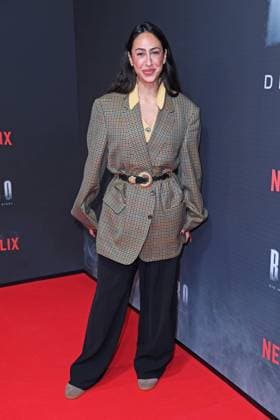 Melissa Khalaj at the premiere of the Netflix documentary highlight BABO DIE HAFTBEFEHL STORY at the Astor Film Lounge in Berlin on 24 10 2025