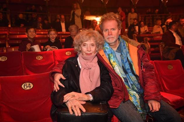 Ilse Neubauer with son Roncalli Premiere ARTistART Werksviertel at Ostbahnhof Munich October 24, 2025