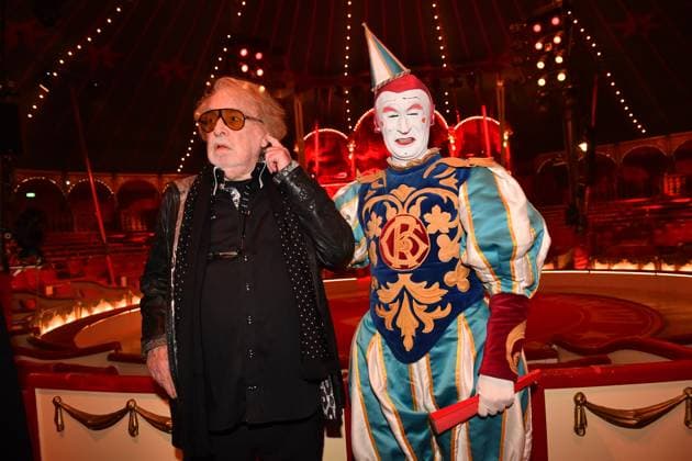Bernhard Paul with Clown Roncalli Premiere ARTistART Werksviertel at Ostbahnhof Munich October 24, 2025