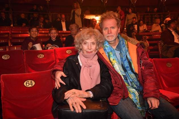 Ilse Neubauer with son Roncalli Premiere ARTistART Werksviertel at Ostbahnhof Munich October 24, 2025