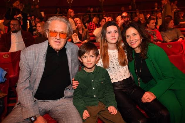 Michael Brandner with his wife Karin Roncalli Premiere ARTistART Werksviertel at Ostbahnhof Munich October 24, 2025