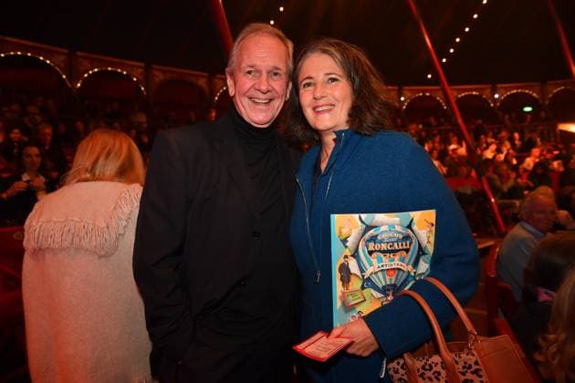 Fritz Egner with his wife Roncalli Premiere ARTistART Werksviertel at Ostbahnhof Munich October 24, 2025