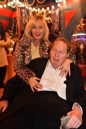 Otfried Fischer with his wife Simone Roncalli Premiere ARTistART Werksviertel at Ostbahnhof Munich October 24, 2025